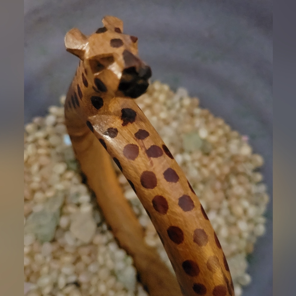 Wooden Cheetah Bracelet